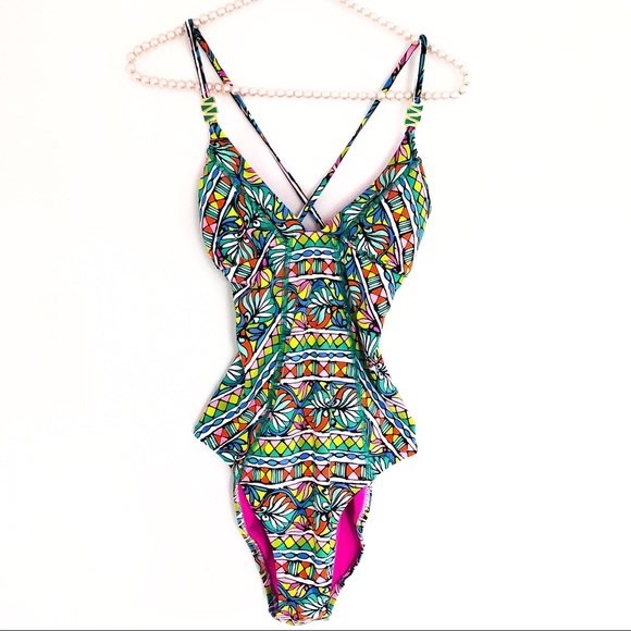 Trina Turk Other - TRINA TURK| Multicolored Print One Piece Swim Suit